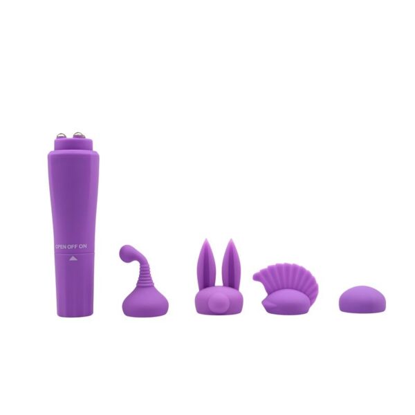 Stimulator with 4 Heads Sweet Purple - Image 2