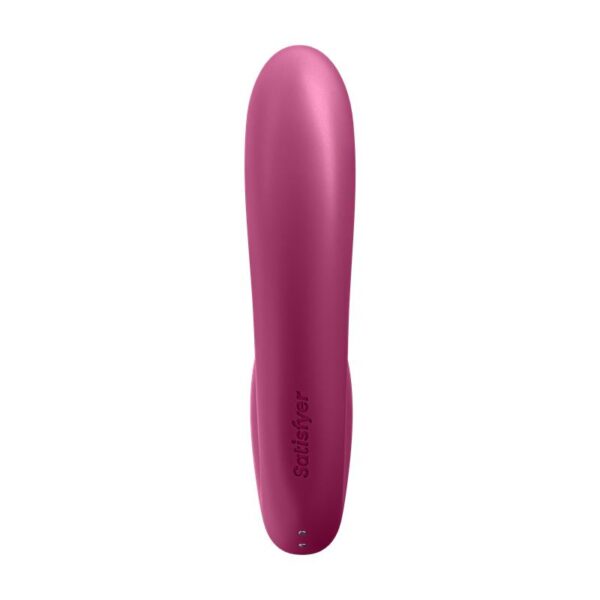 Sunray Berry Clitoris Sucker and Vibe 2 in 1 USB - Image 4