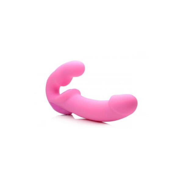 Urge Strapless Strap-On Vibrator Pink - Image 3