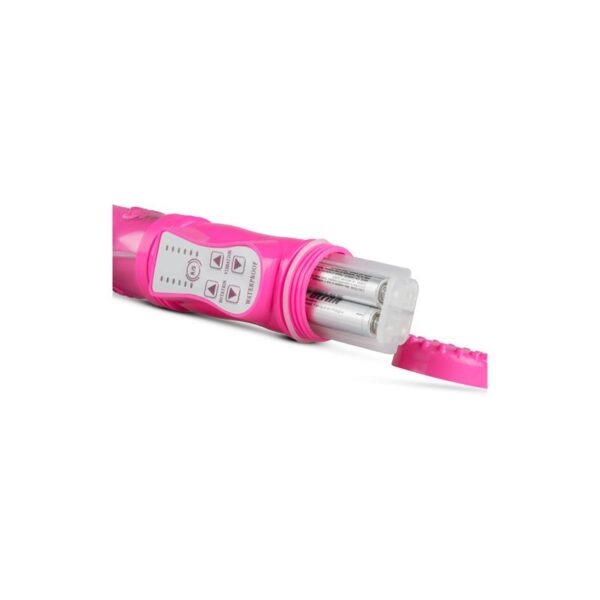 Rabbit Vibrator Thrusting and Rotating Balls  Pink - Image 4