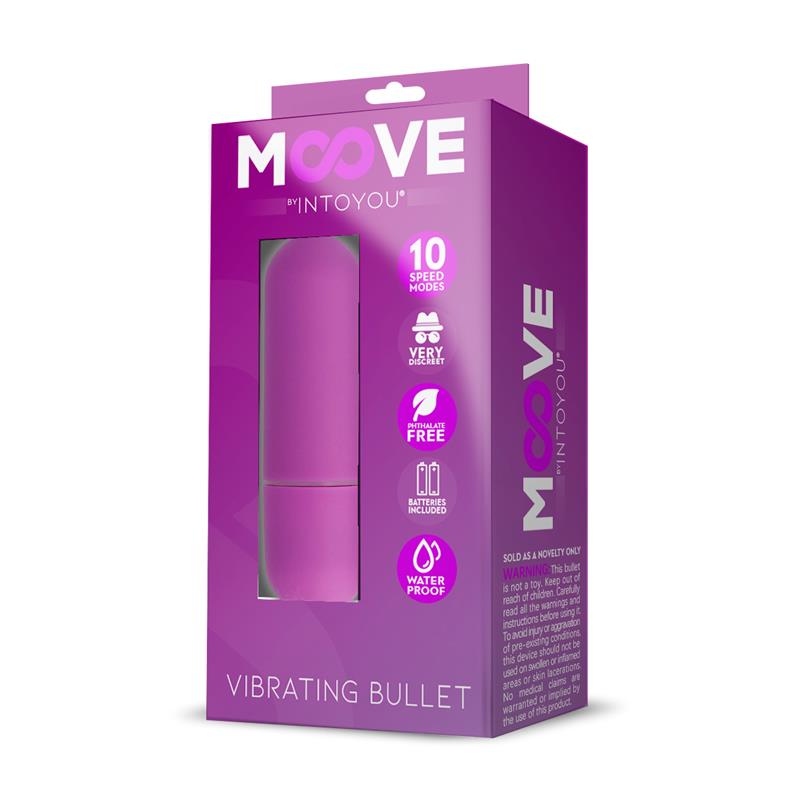 Vibrating Bullet 10 Speeds Purple - Image 2