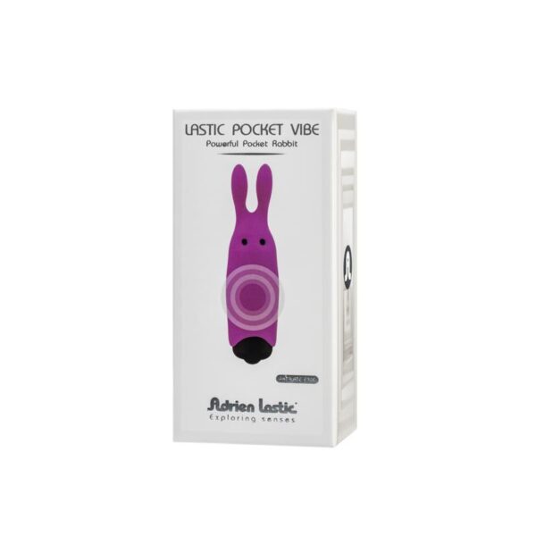 Vibrating Bullet Lastic Pocket Purple Silicone 8.5 x 2.3 cm - Image 3
