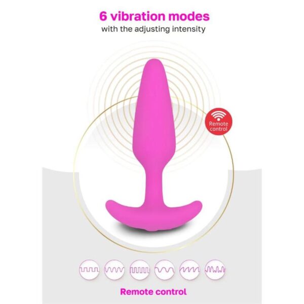 Vibrating Butt Plug Gplug XS Sunny Raspberry - Image 6