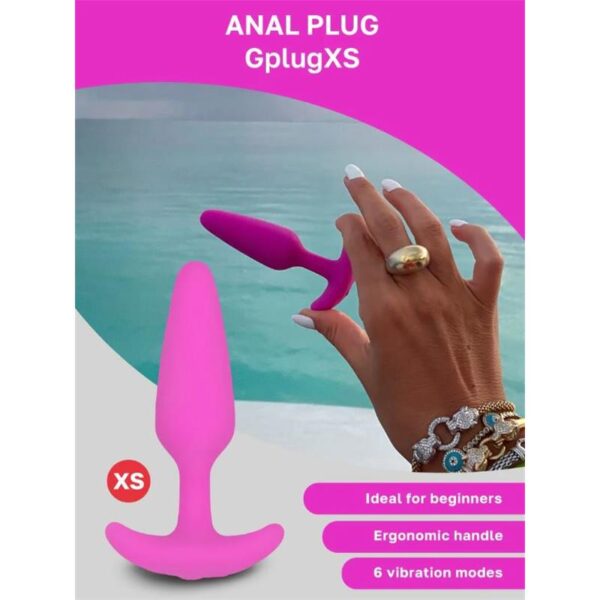 Vibrating Butt Plug Gplug XS Sunny Raspberry - Image 8