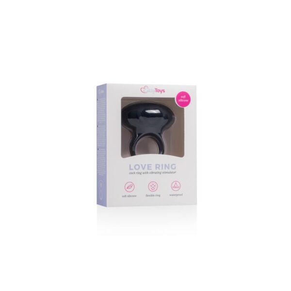Vibrating Cock Ring - Black - Image 4