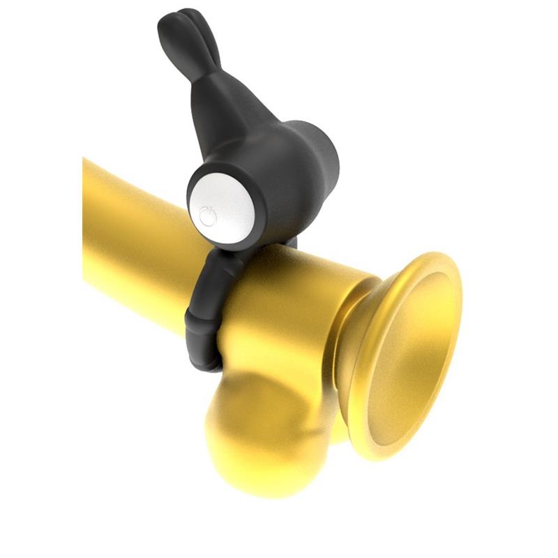 Vibrating Cockring Power Clit Black - Image 4