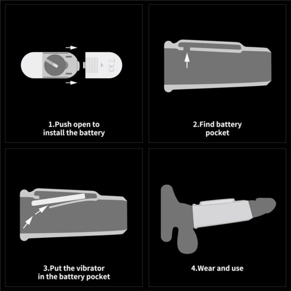Vibrating Penis Sleeve Spiral Knights - Image 6
