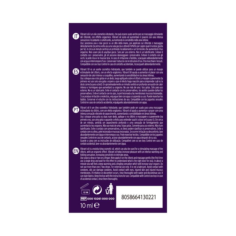 Clitoris Stimulator Vibrant Oil 10 ml - Image 3