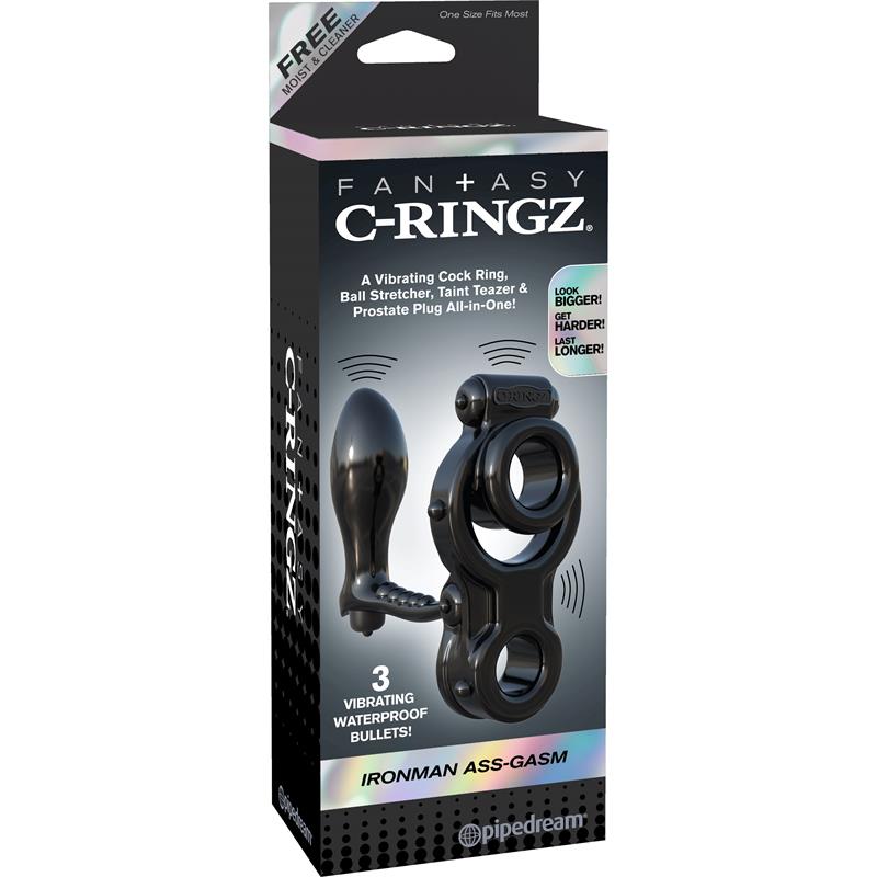 Fantasy C-Ringz Ironman Ass-Gasm Black - Image 3