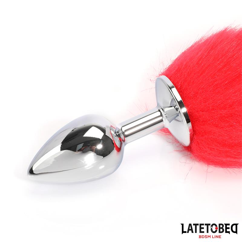 Anal plug with tail Red 40 cm - Image 8