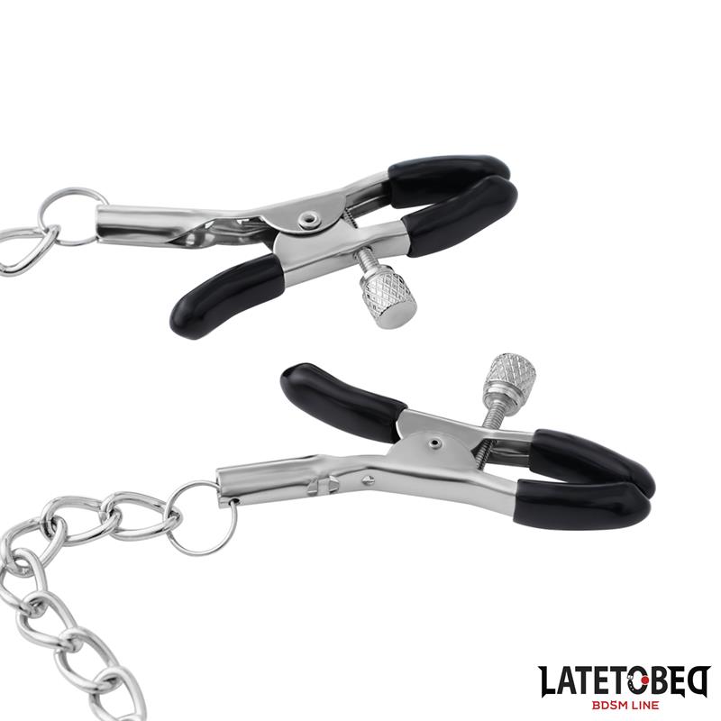 Nipple Clamps with Daddy Word Pendant - Image 5