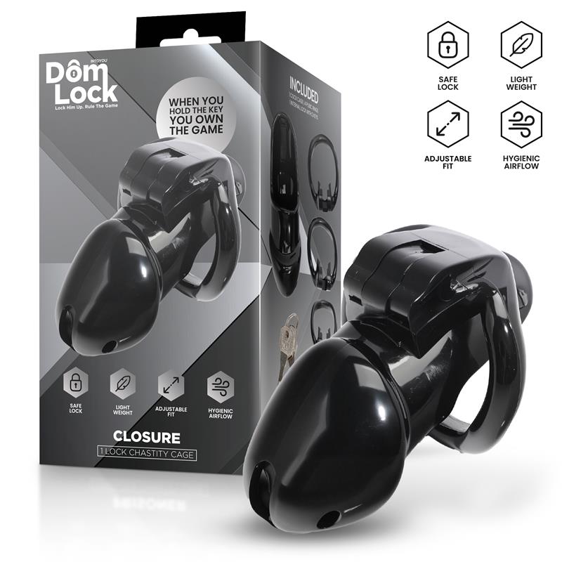 Closure Chastity Cage with Internal Lock