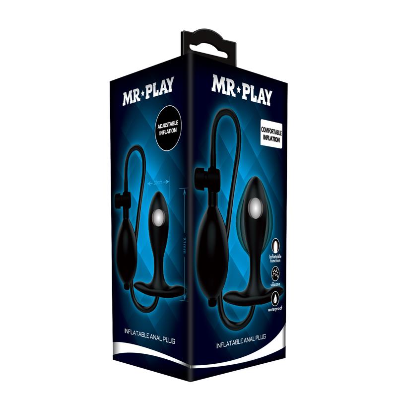 Inflatable Anal Plug with Internal Ball Weight - Image 10