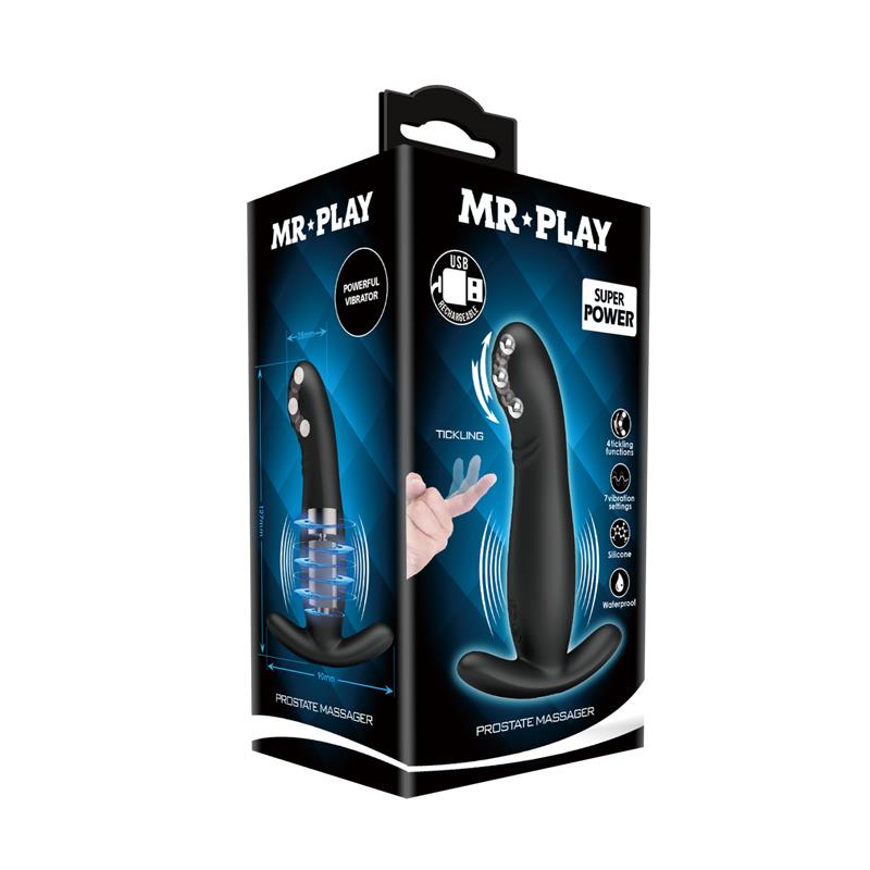 Prostate Massager with Ticling Beads and Vibration - Image 10