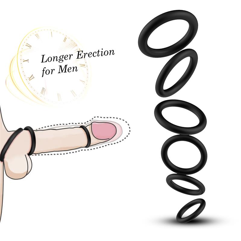 Set of 6 Penis Ring - Image 6