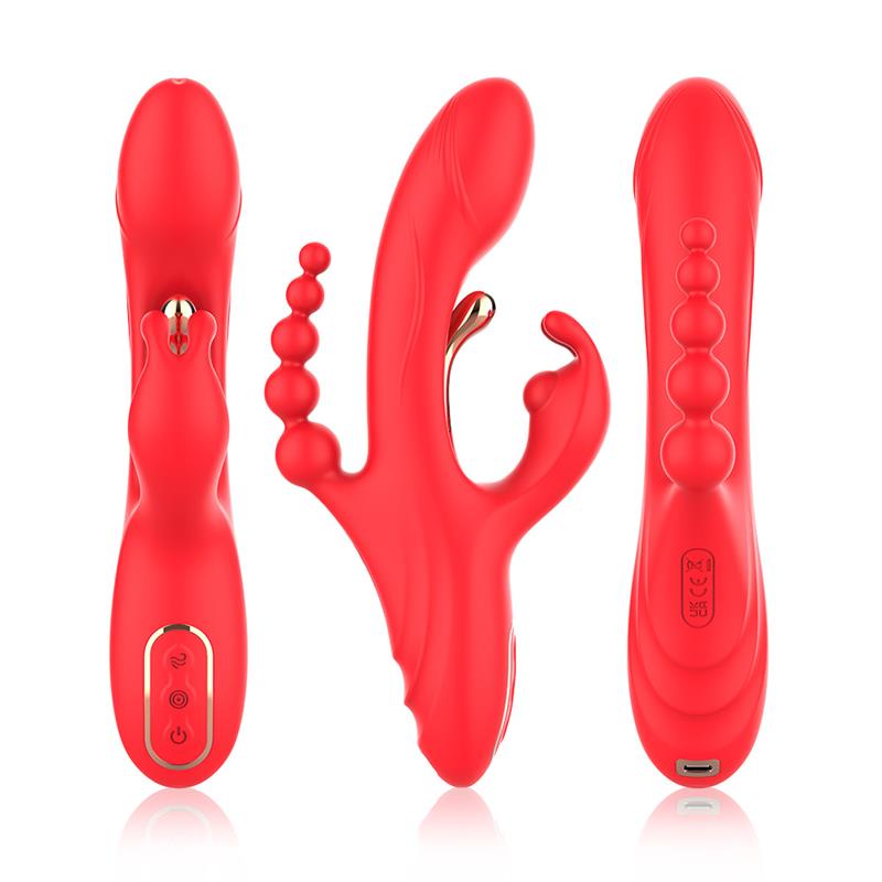 Tickler Rabbit Vibrator with Anal Beads - Image 6