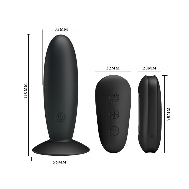 Vibrating Butt Plug with Remote control USB - Image 8