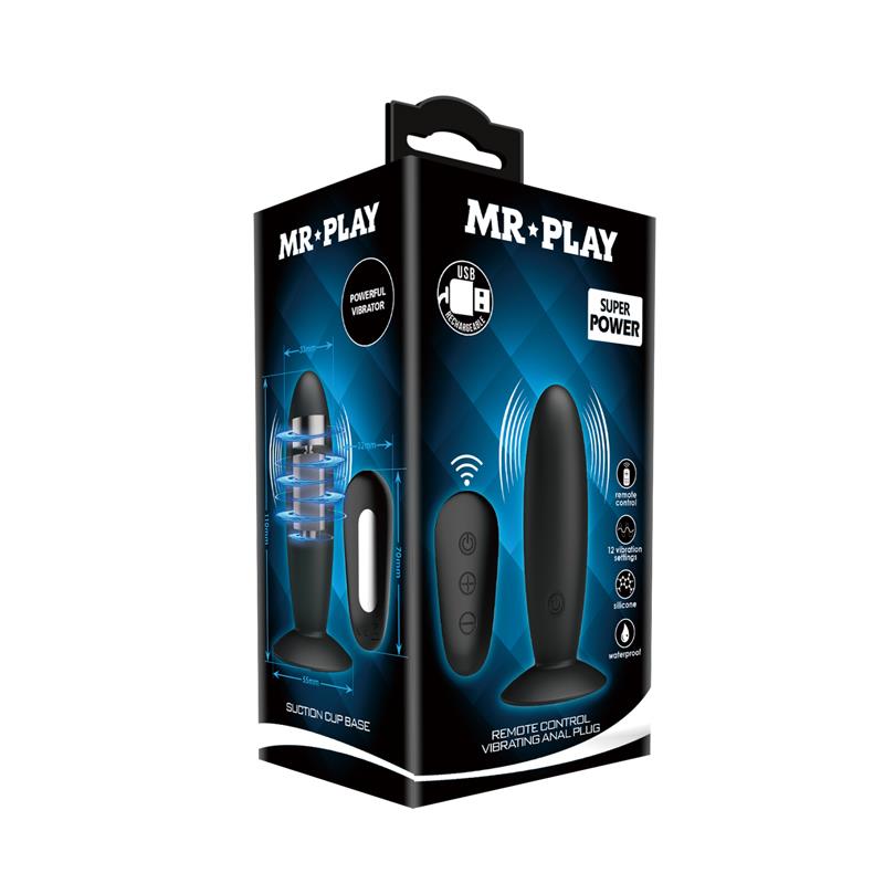 Vibrating Butt Plug with Remote control USB - Image 9